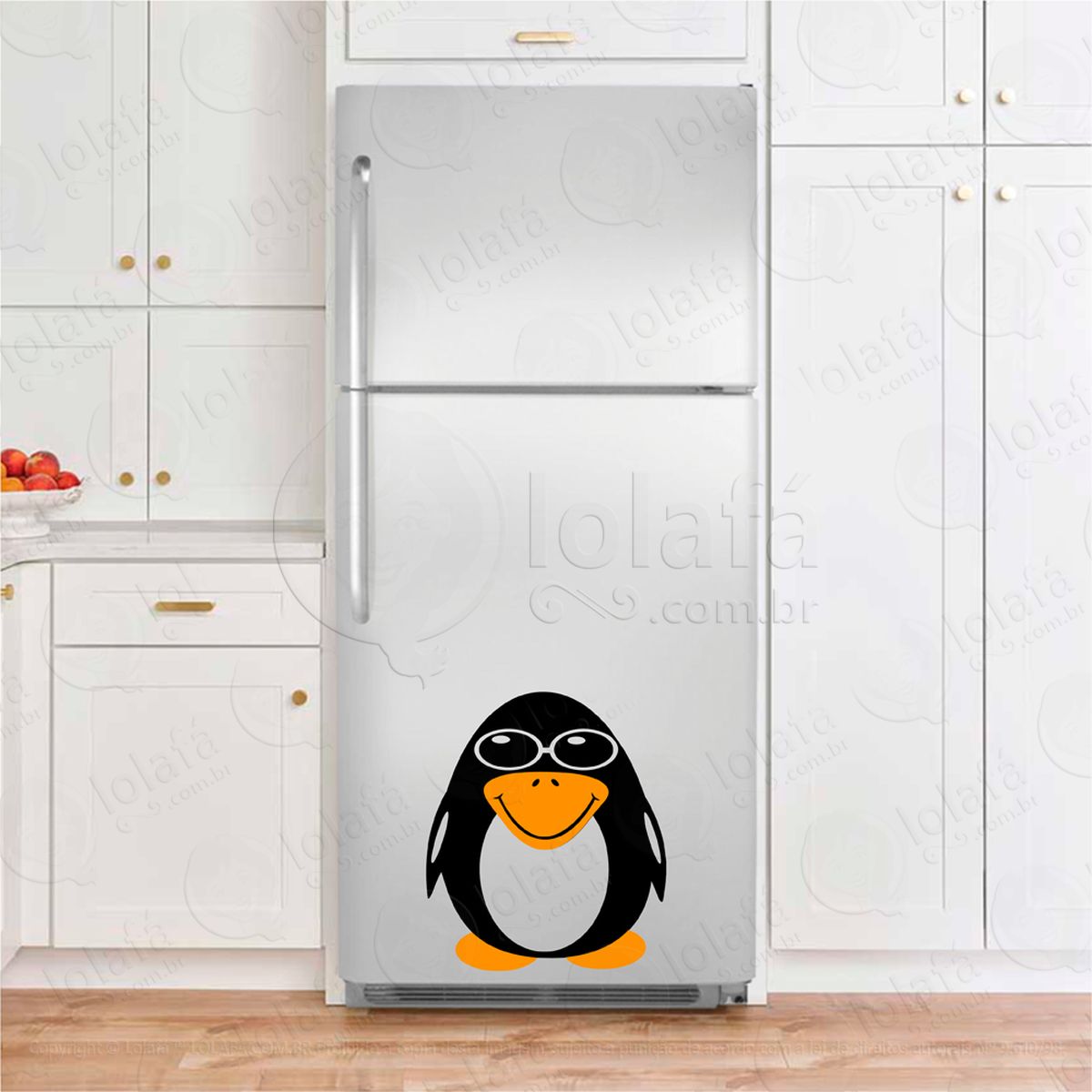 pinguim adesivos para geladeira mod:53