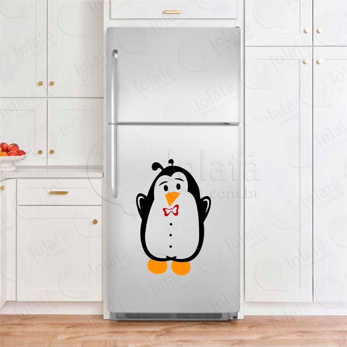 Pinguim Adesivos Geladeira - Mod:58