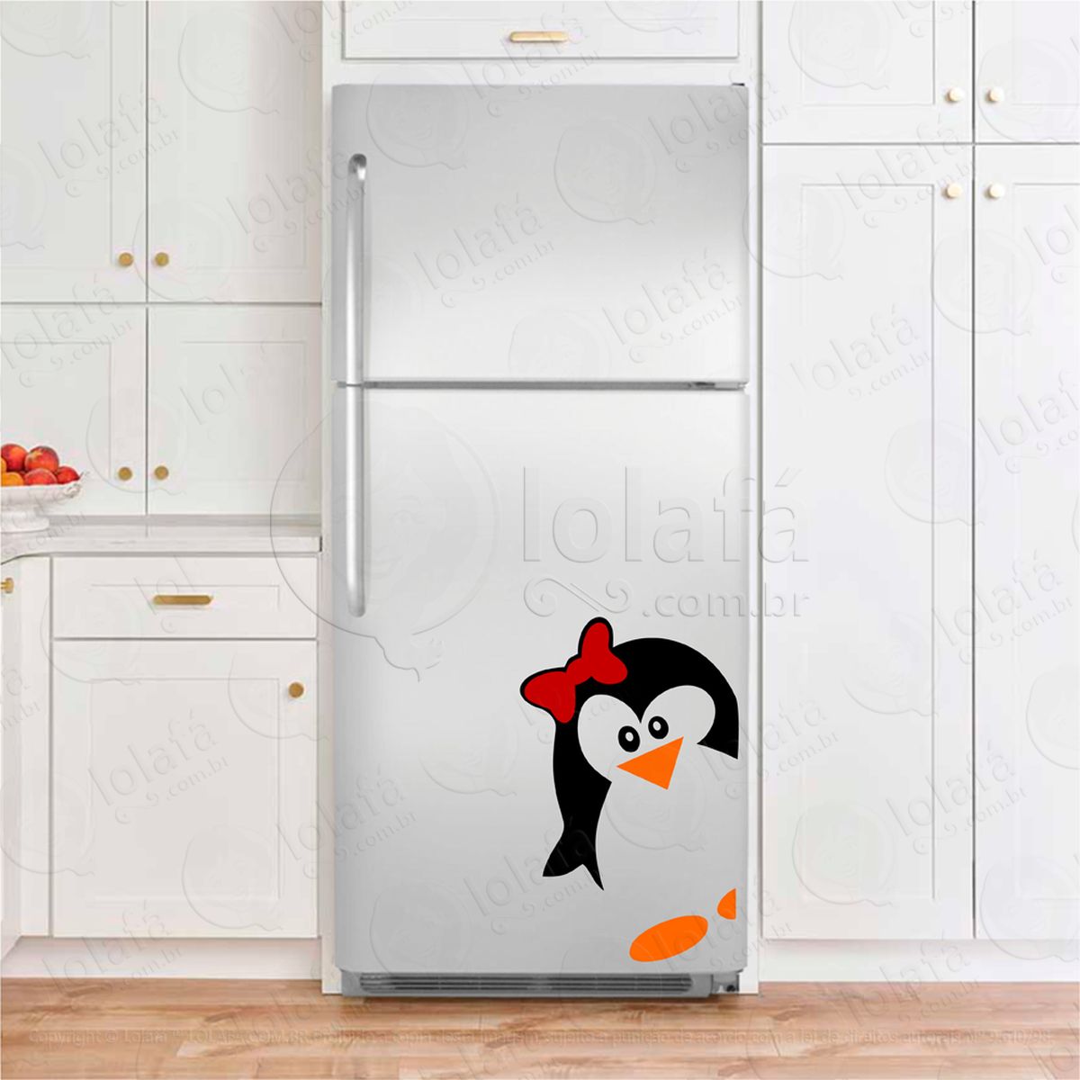 pinguim adesivos para geladeira mod:63