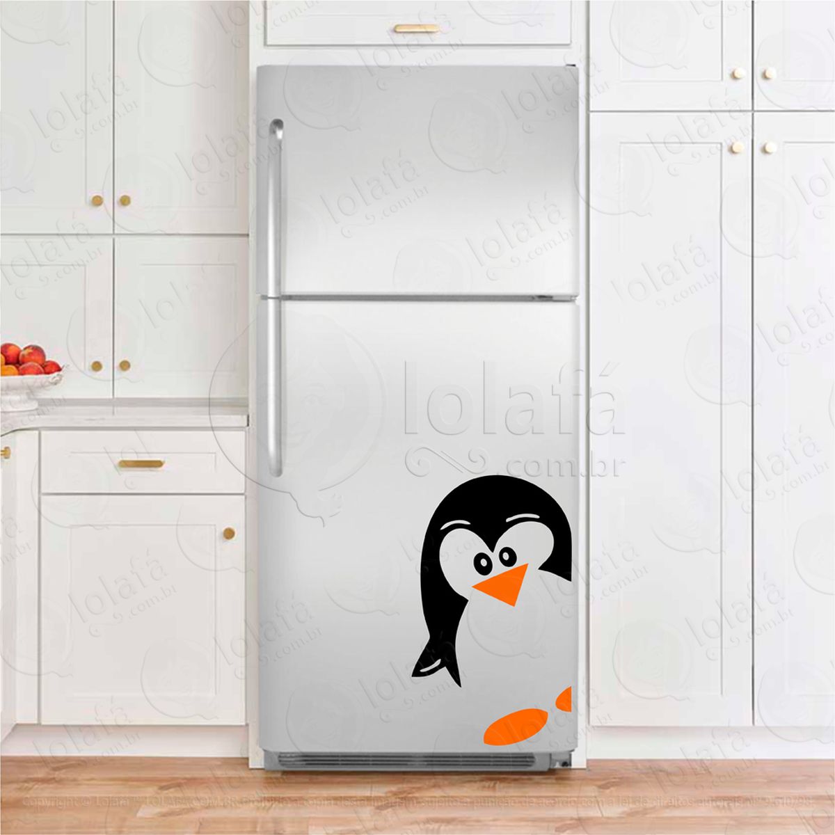 pinguim adesivos para geladeira mod:64