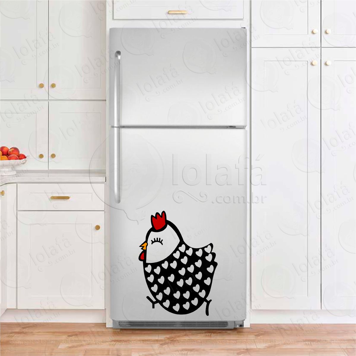 galinha adesivos para geladeira mod:69