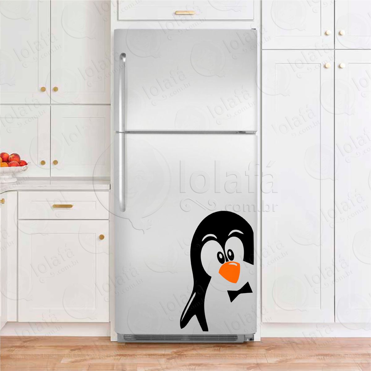pinguim adesivos para geladeira mod:75