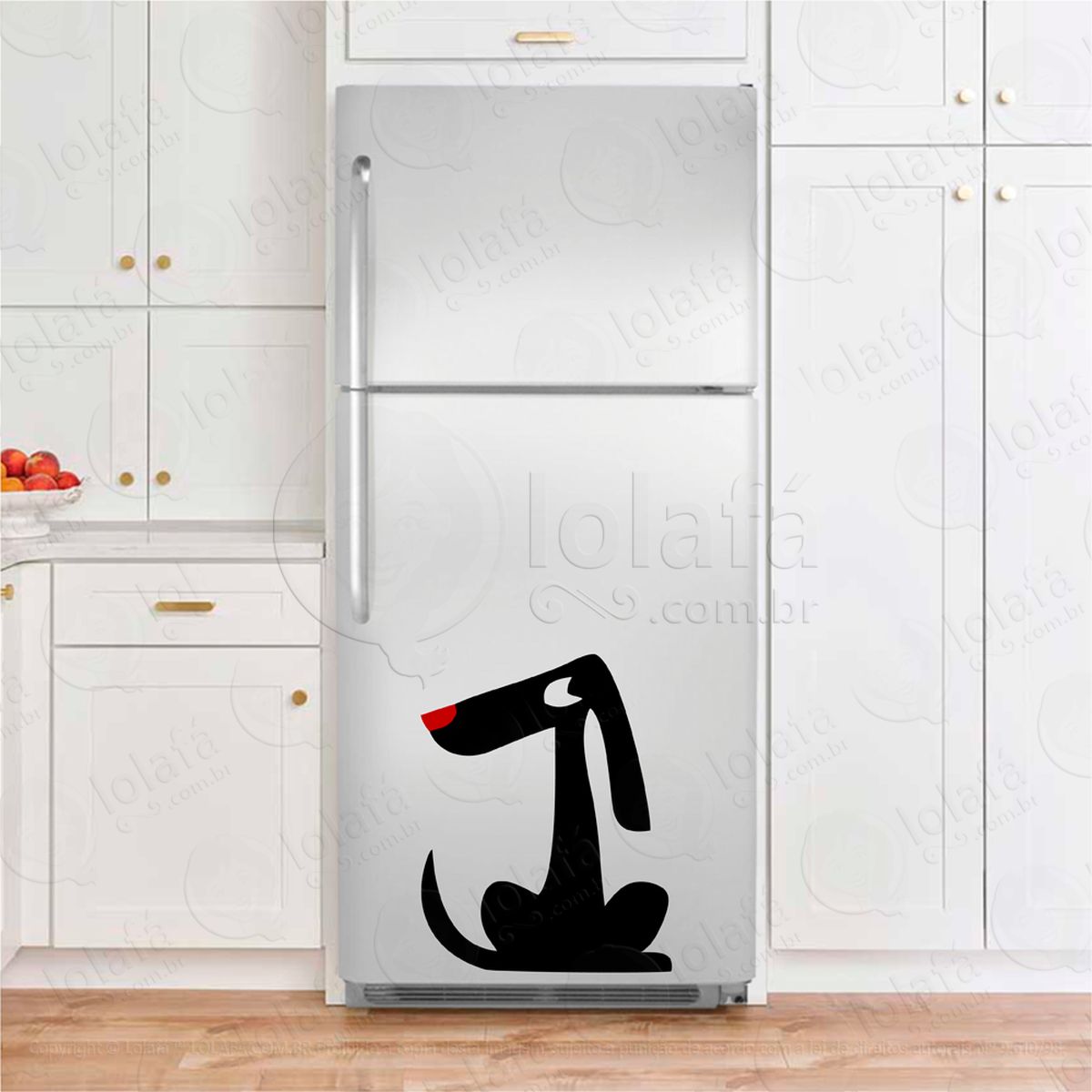cachorro adesivos para geladeira mod:77