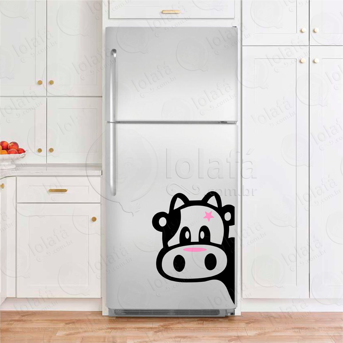 vaca adesivos para geladeira mod:82
