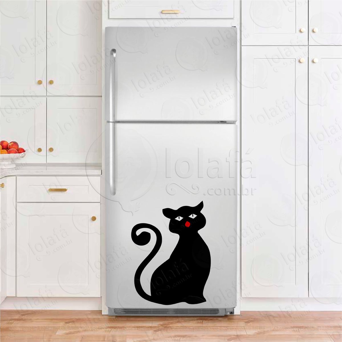 gato adesivos para geladeira mod:88