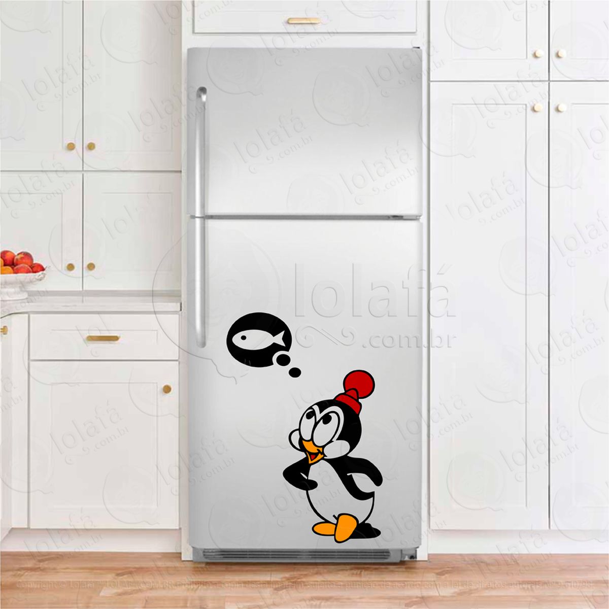 pinguim adesivos para geladeira mod:94
