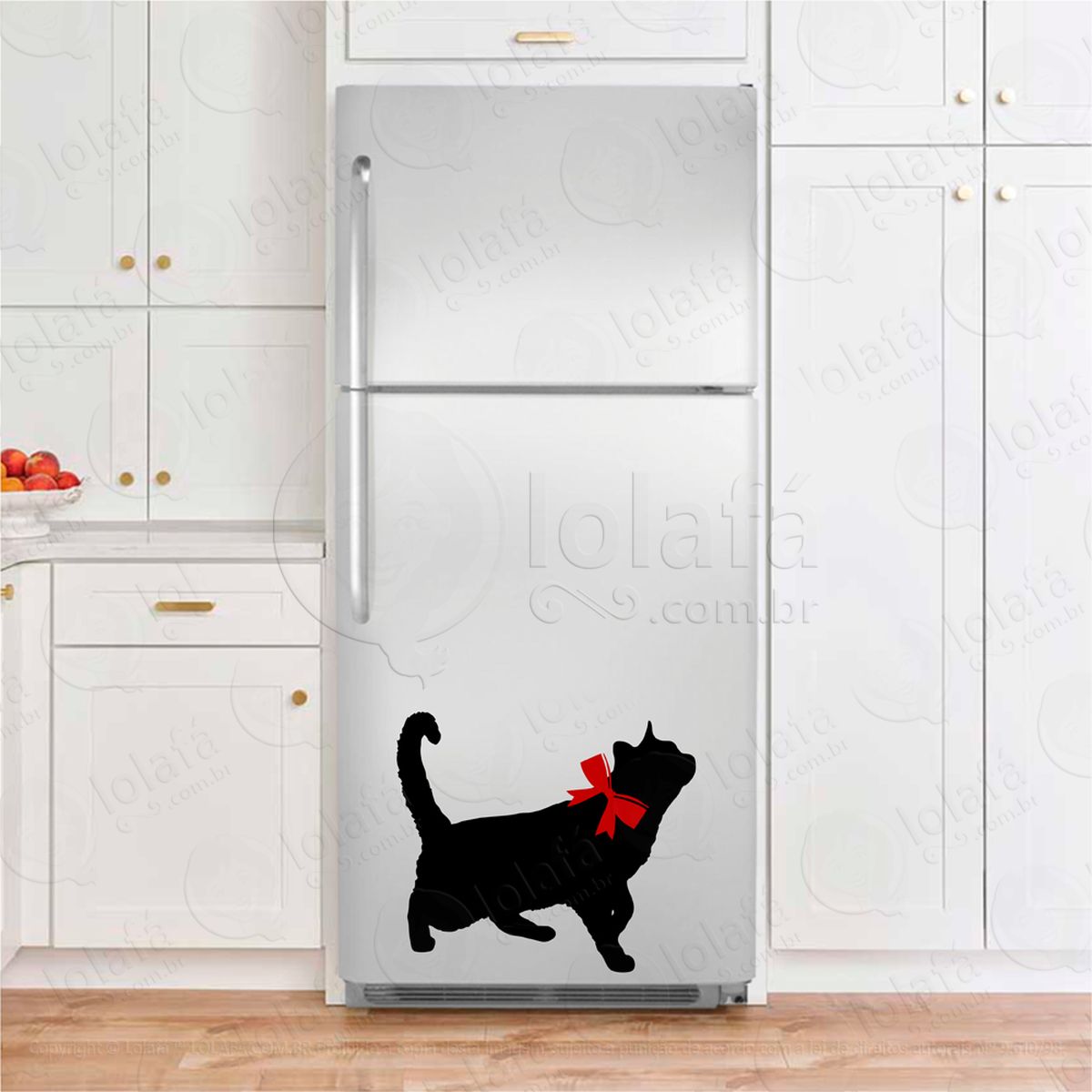 gato adesivos para geladeira mod:103