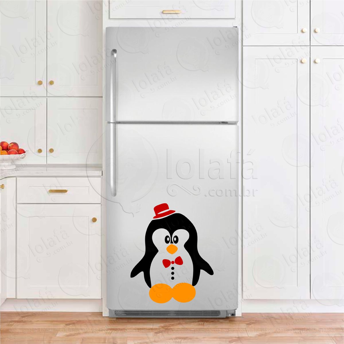 pinguim adesivos para geladeira mod:106
