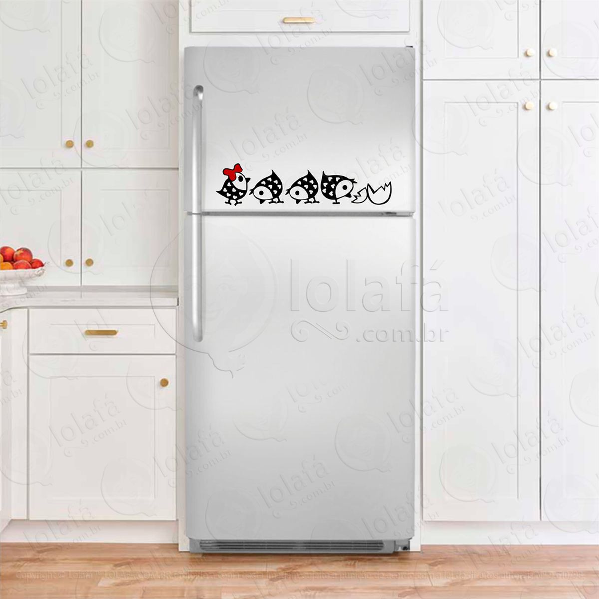 pintinhos adesivos para geladeira mod:113