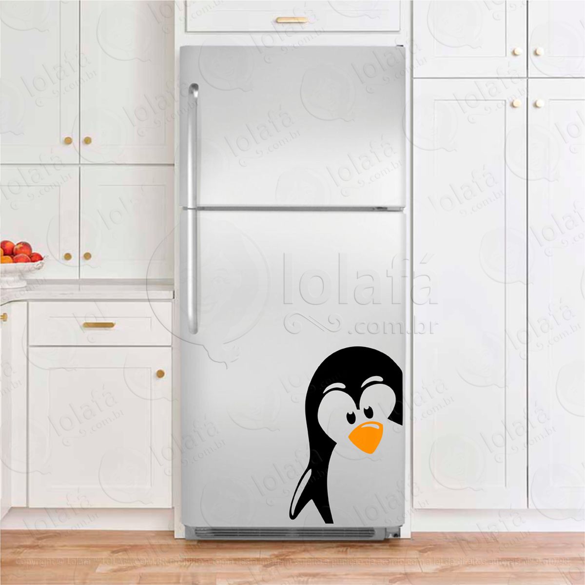 pinguim adesivos para geladeira mod:114