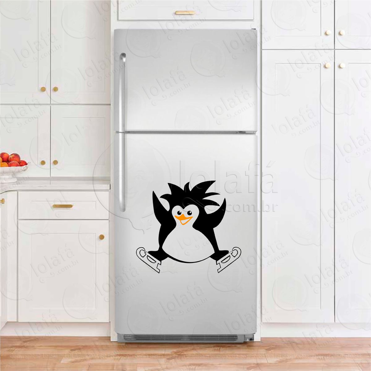 pinguim adesivos para geladeira mod:128