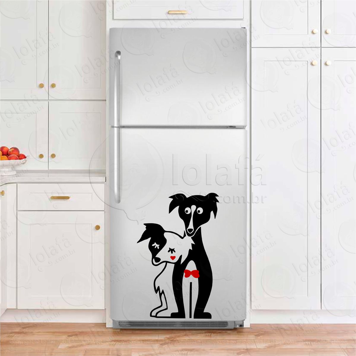 cachorros adesivos para geladeira mod:138