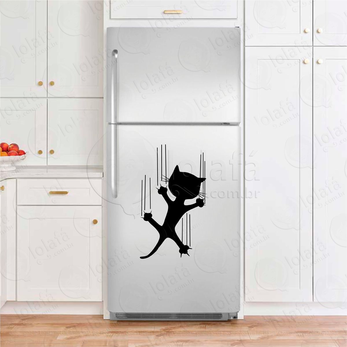 gato adesivos para geladeira mod:162