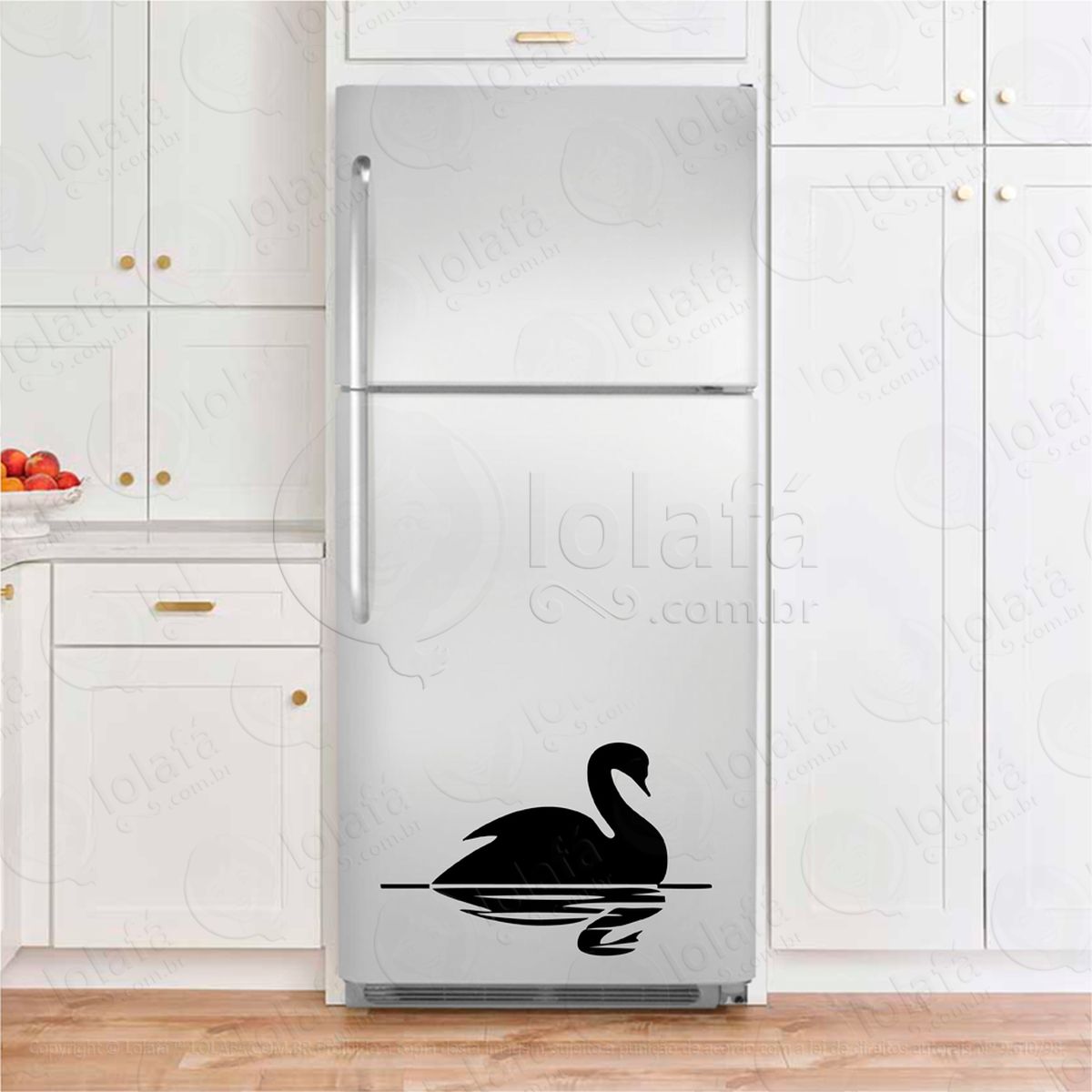 cisne adesivos para geladeira mod:182
