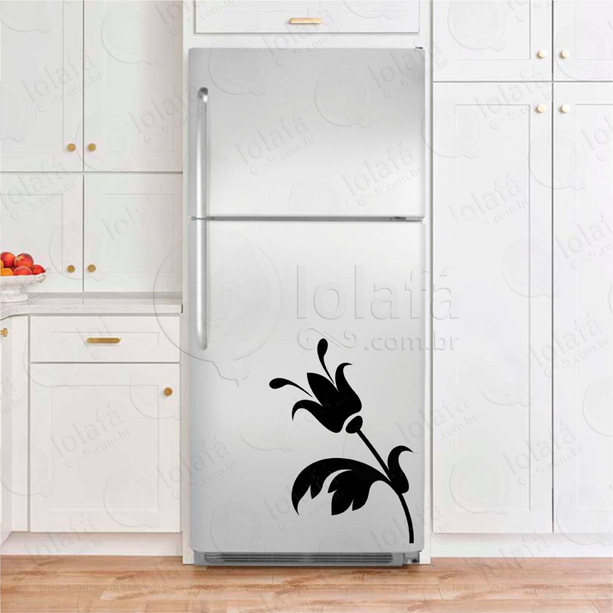 flor adesivos para geladeira mod:248