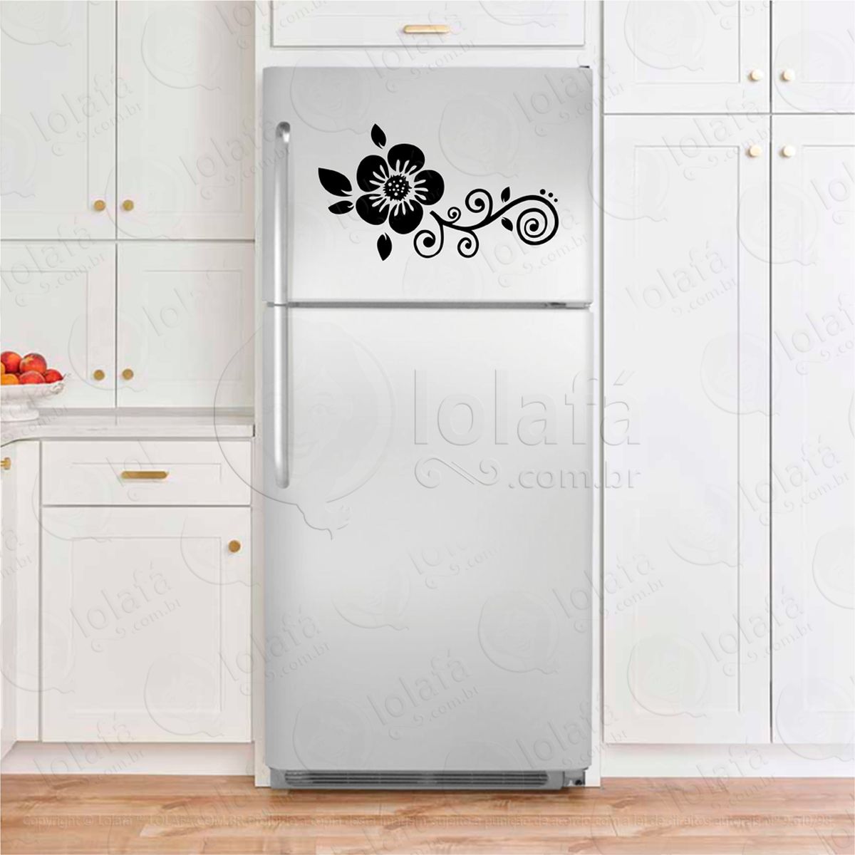flor adesivos para geladeira mod:250
