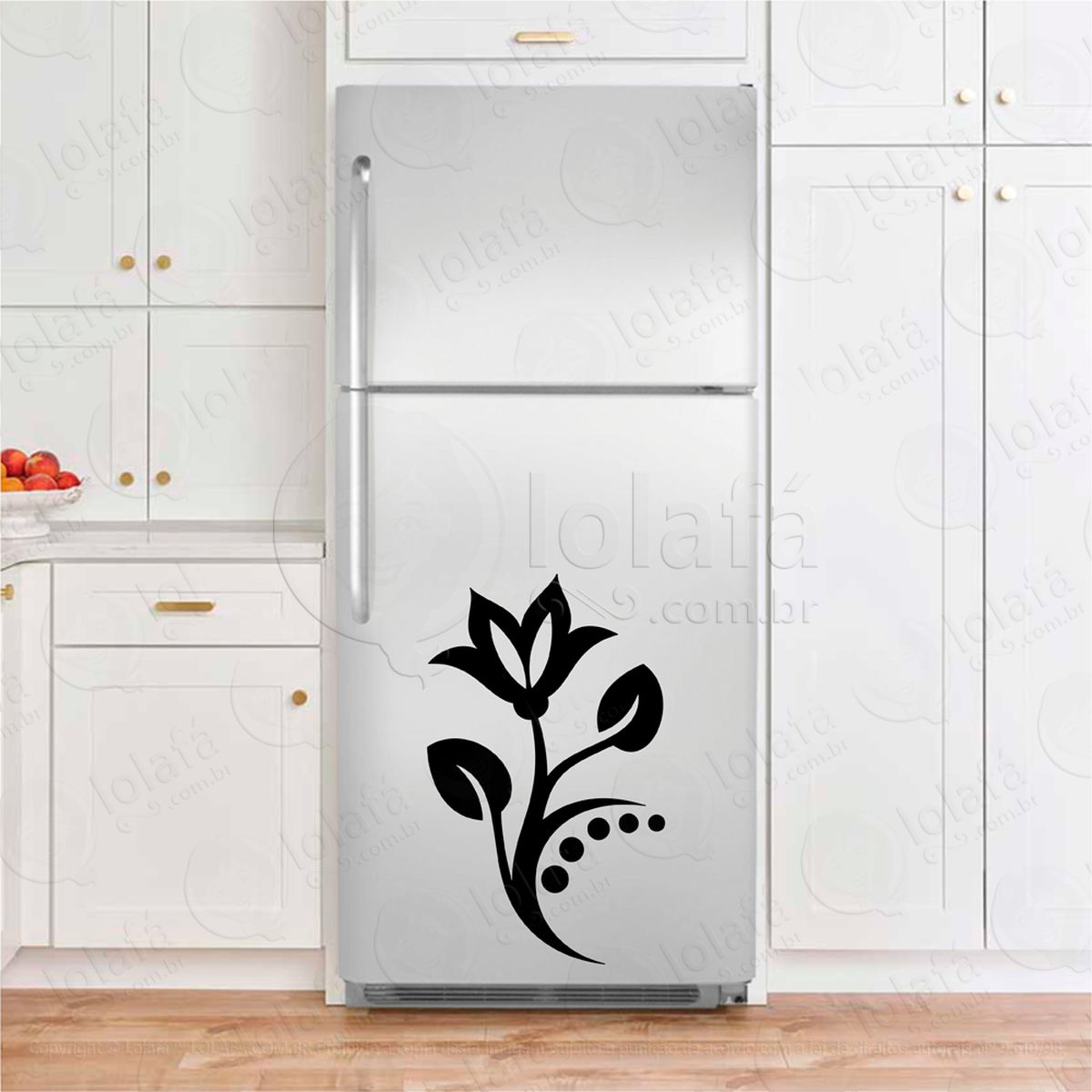 flor adesivos para geladeira mod:251