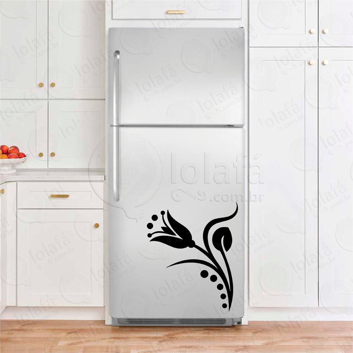 flor adesivos para geladeira mod:252