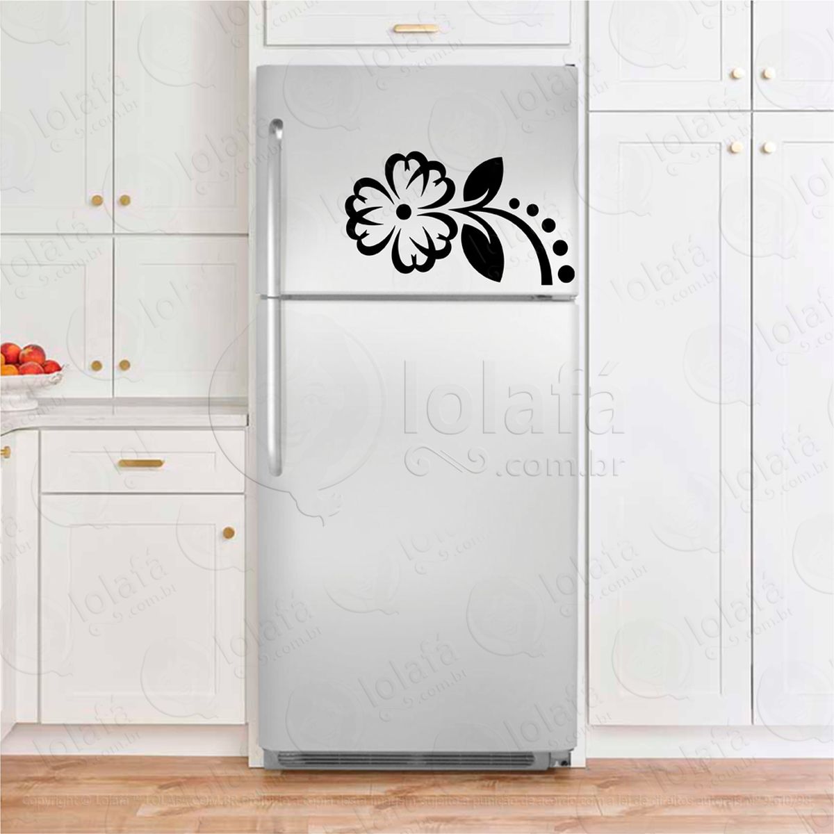 flor adesivos para geladeira mod:257