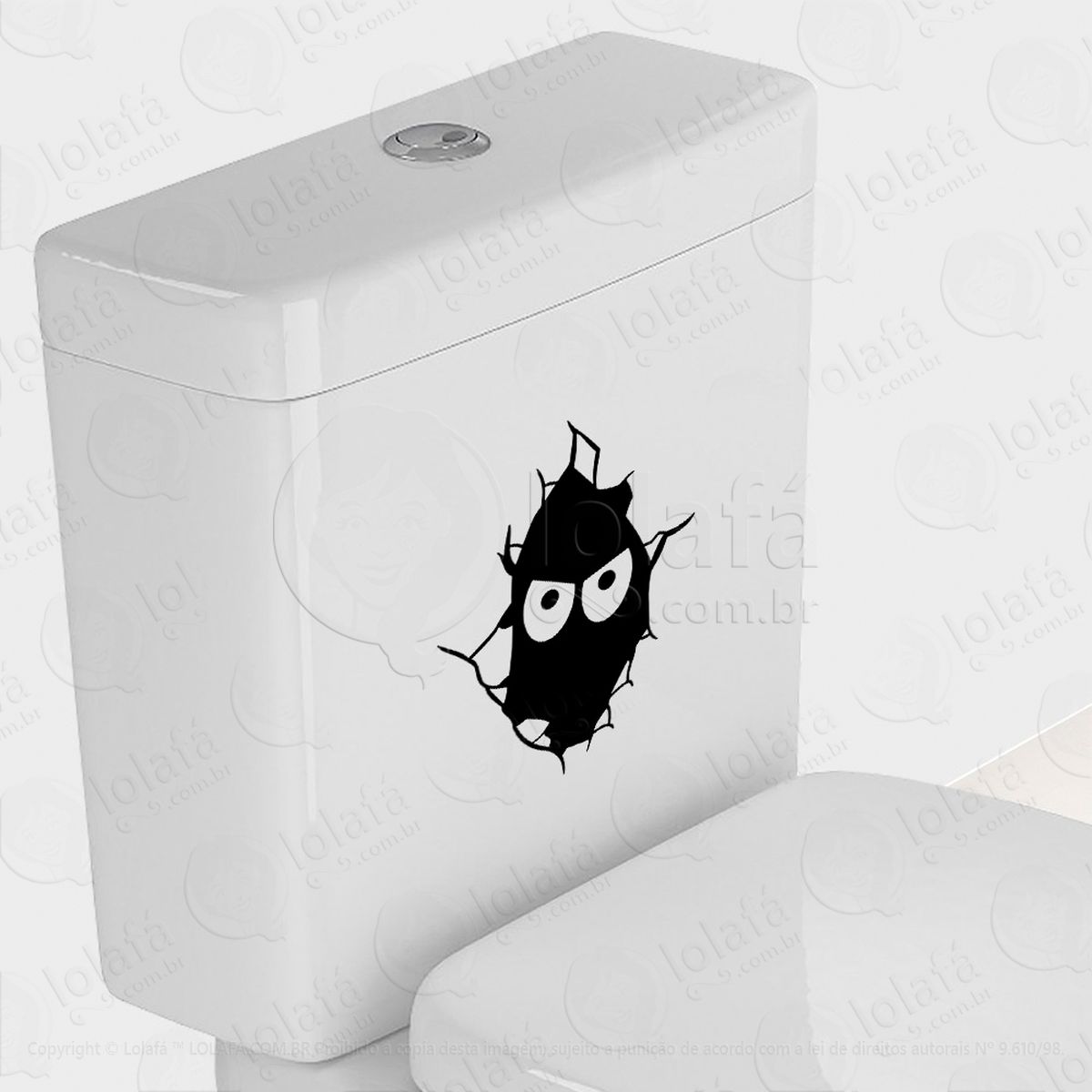 Olhos Adesivos De Vaso Sanitário Mod:7