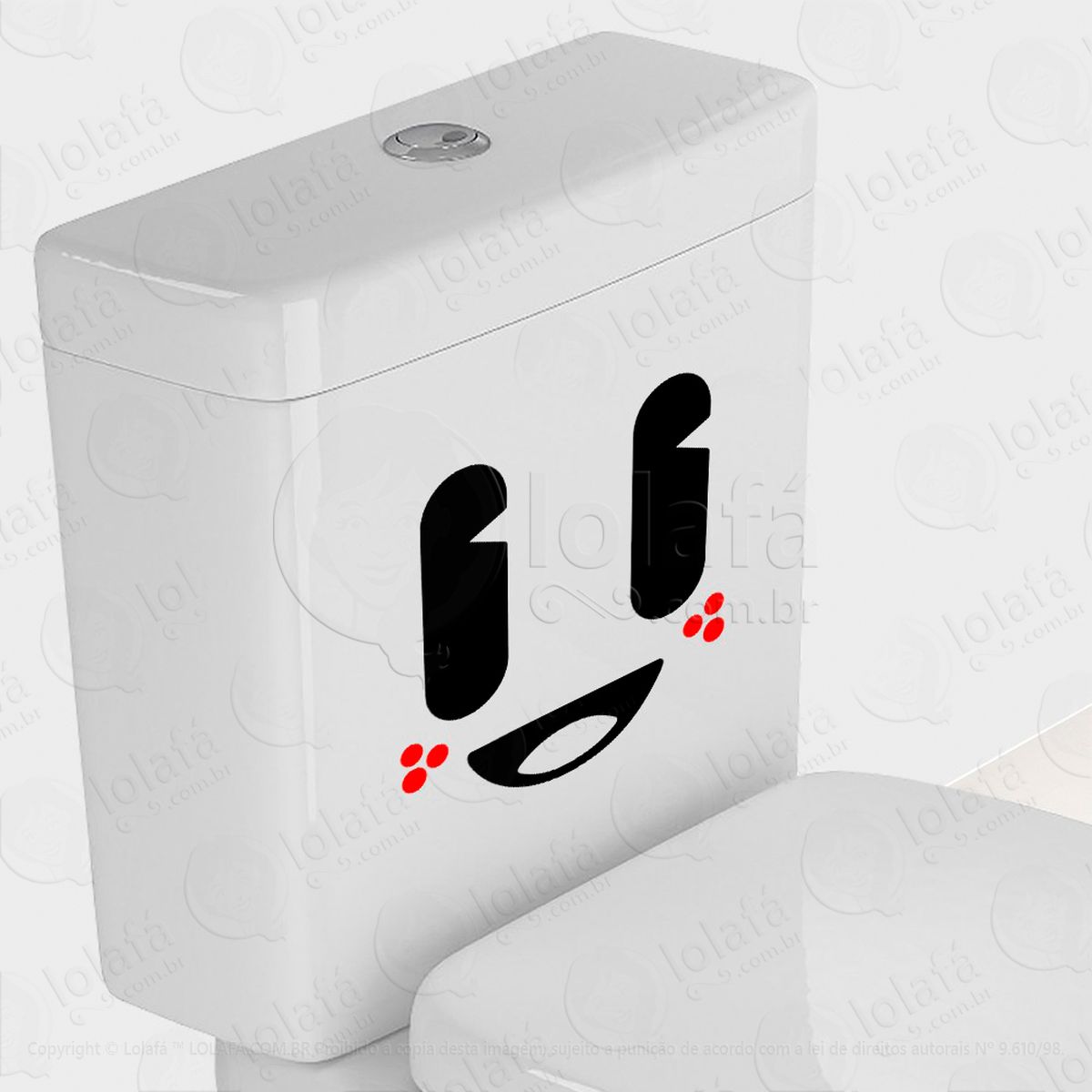 carinha adesivos de vaso sanitário mod:18