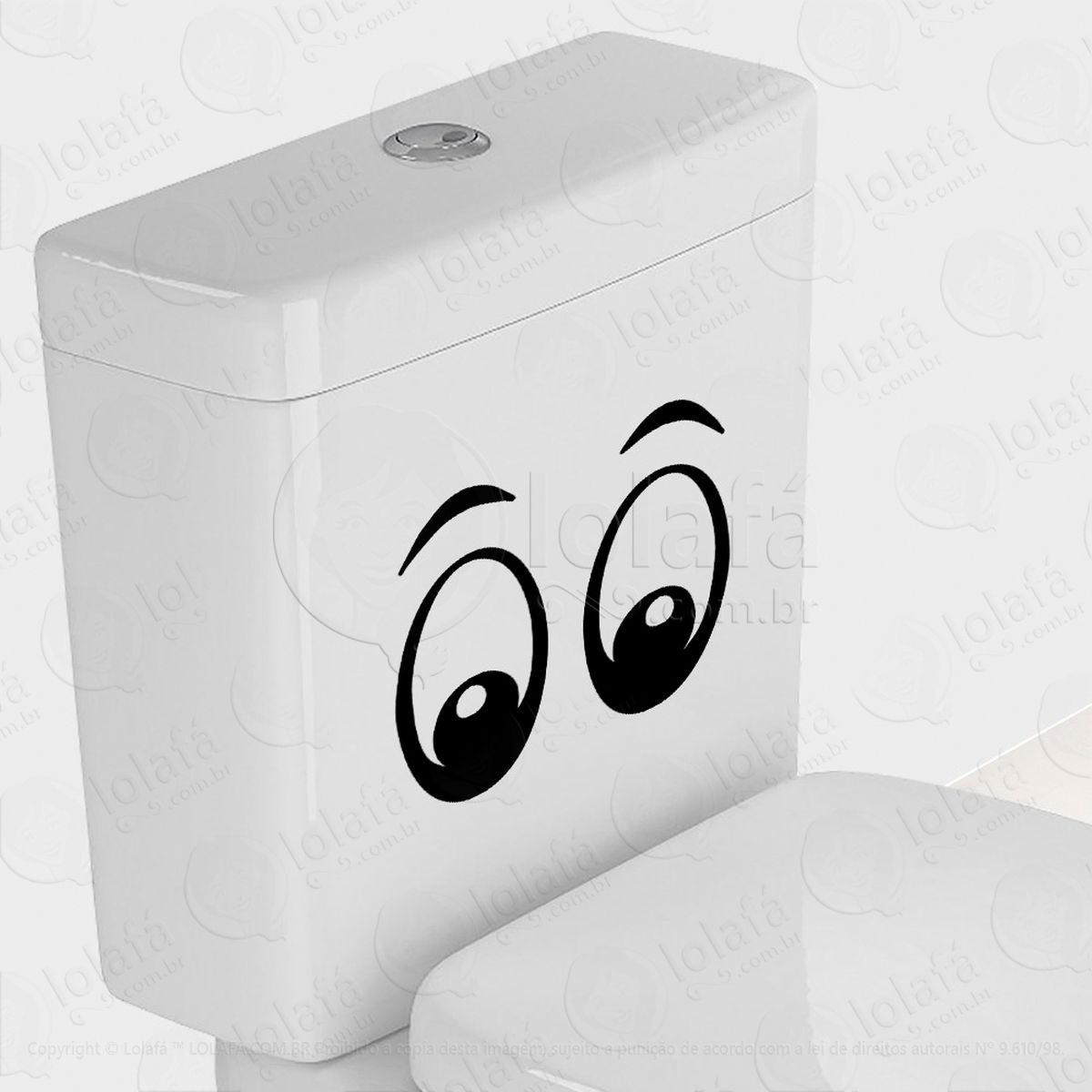 Olhos Adesivos De Vaso Sanitário Mod:28