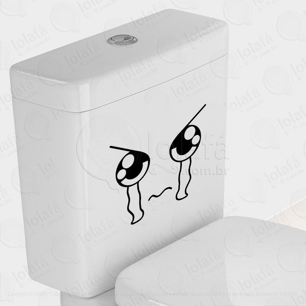 rostinho adesivo para vaso sanitário e privada mod:30