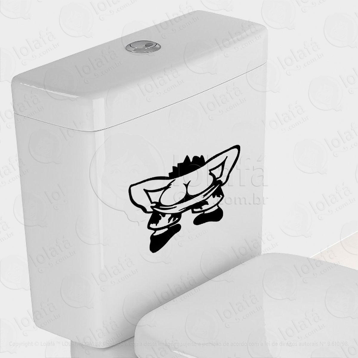 Menino Adesivos De Vaso Sanitário Mod:68