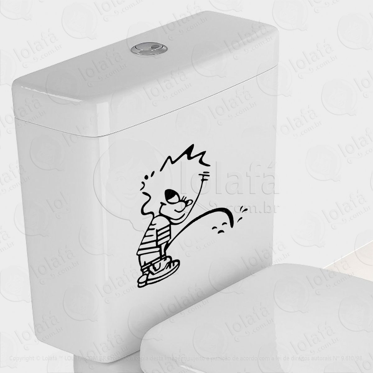 Moleque Adesivos De Vaso Sanitário Mod:69
