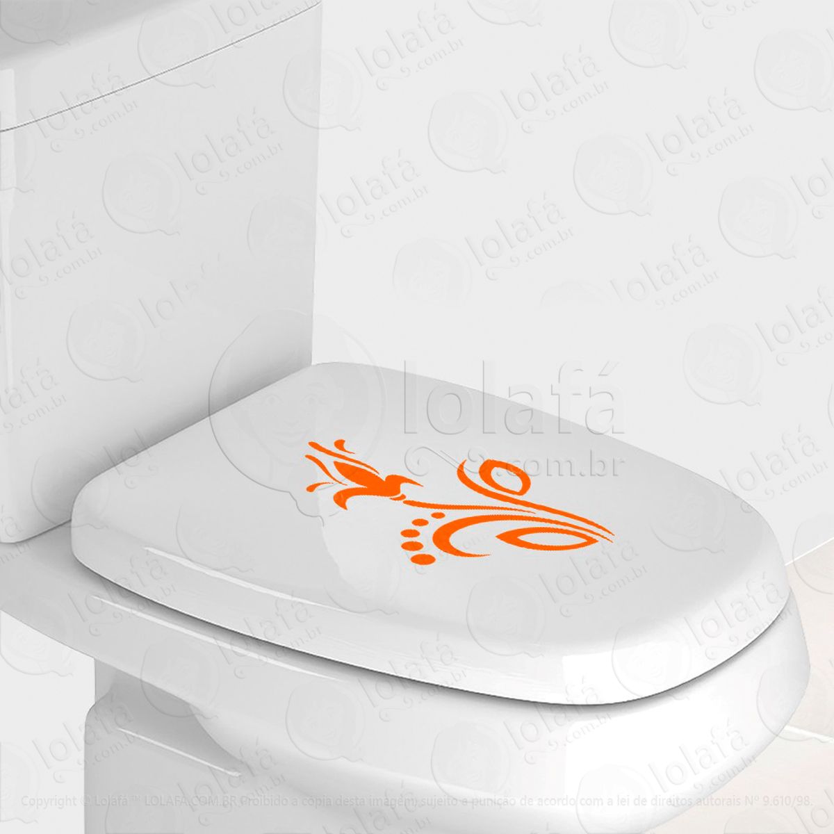 flor adesivos de vaso sanitário mod:80