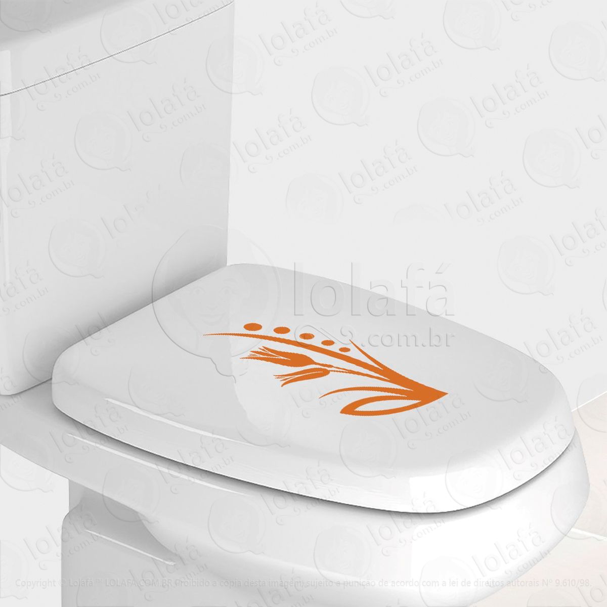 flor adesivos de vaso sanitário mod:83