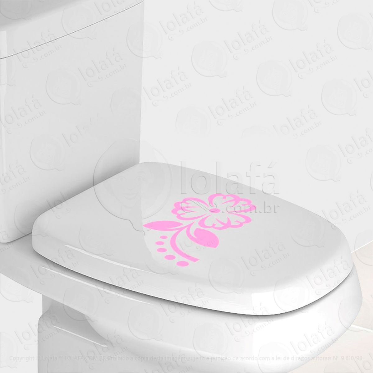 flor adesivos de vaso sanitário mod:84