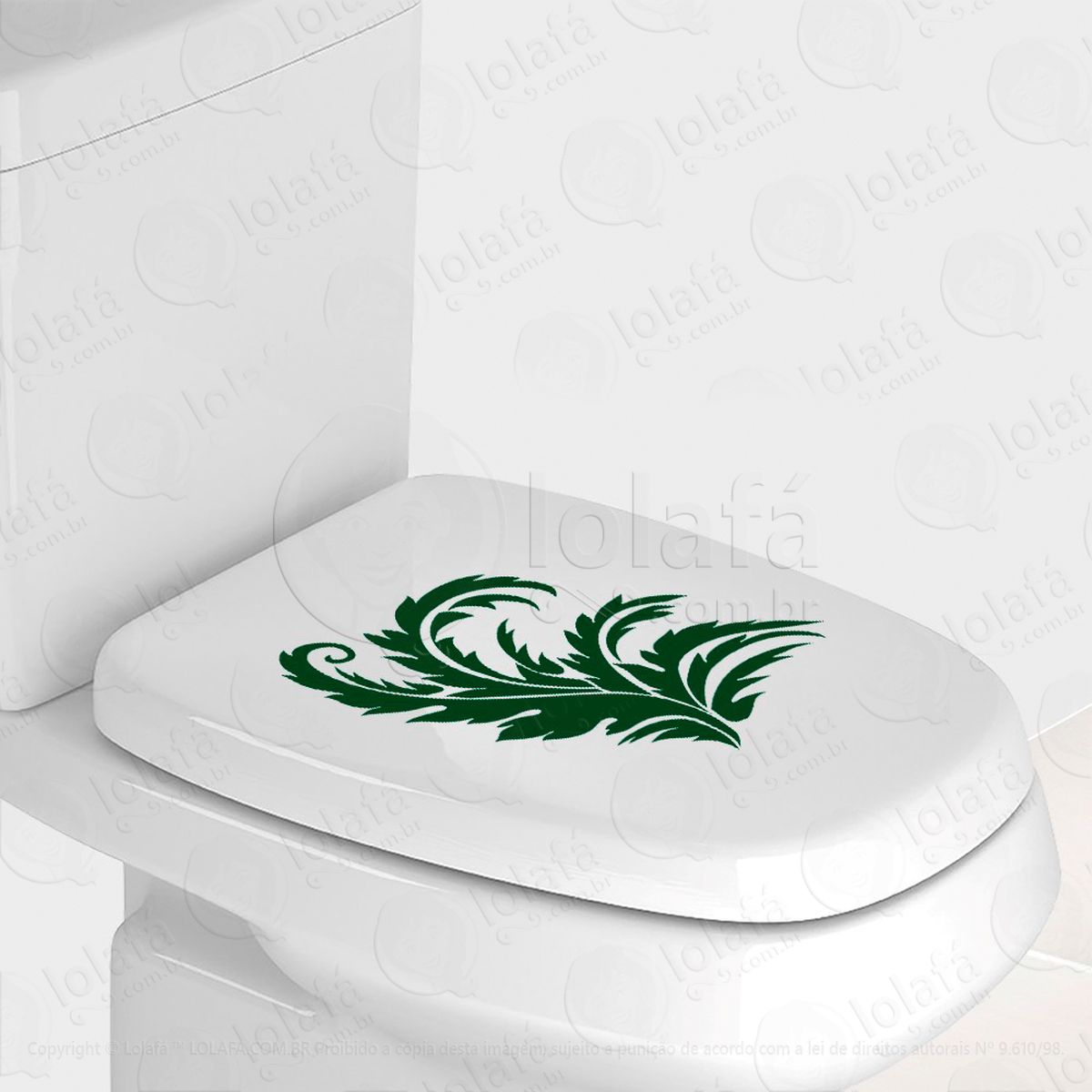flor adesivos de vaso sanitário mod:88