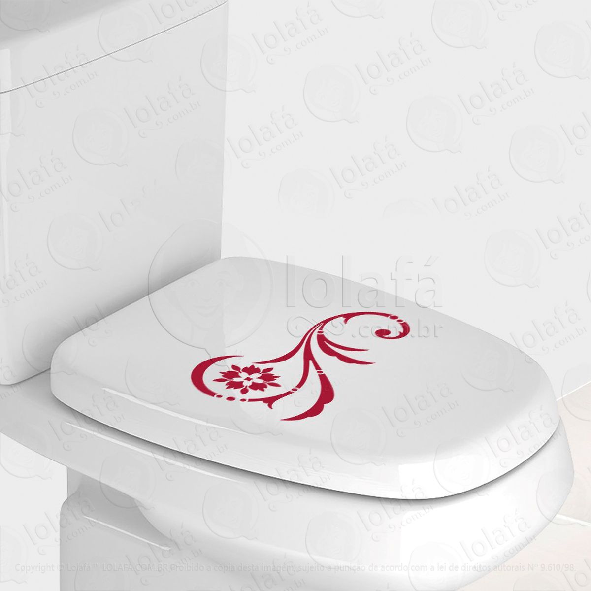 flor adesivos de vaso sanitário mod:98