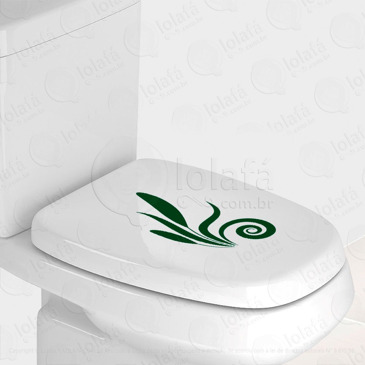 flor adesivos de vaso sanitário mod:99