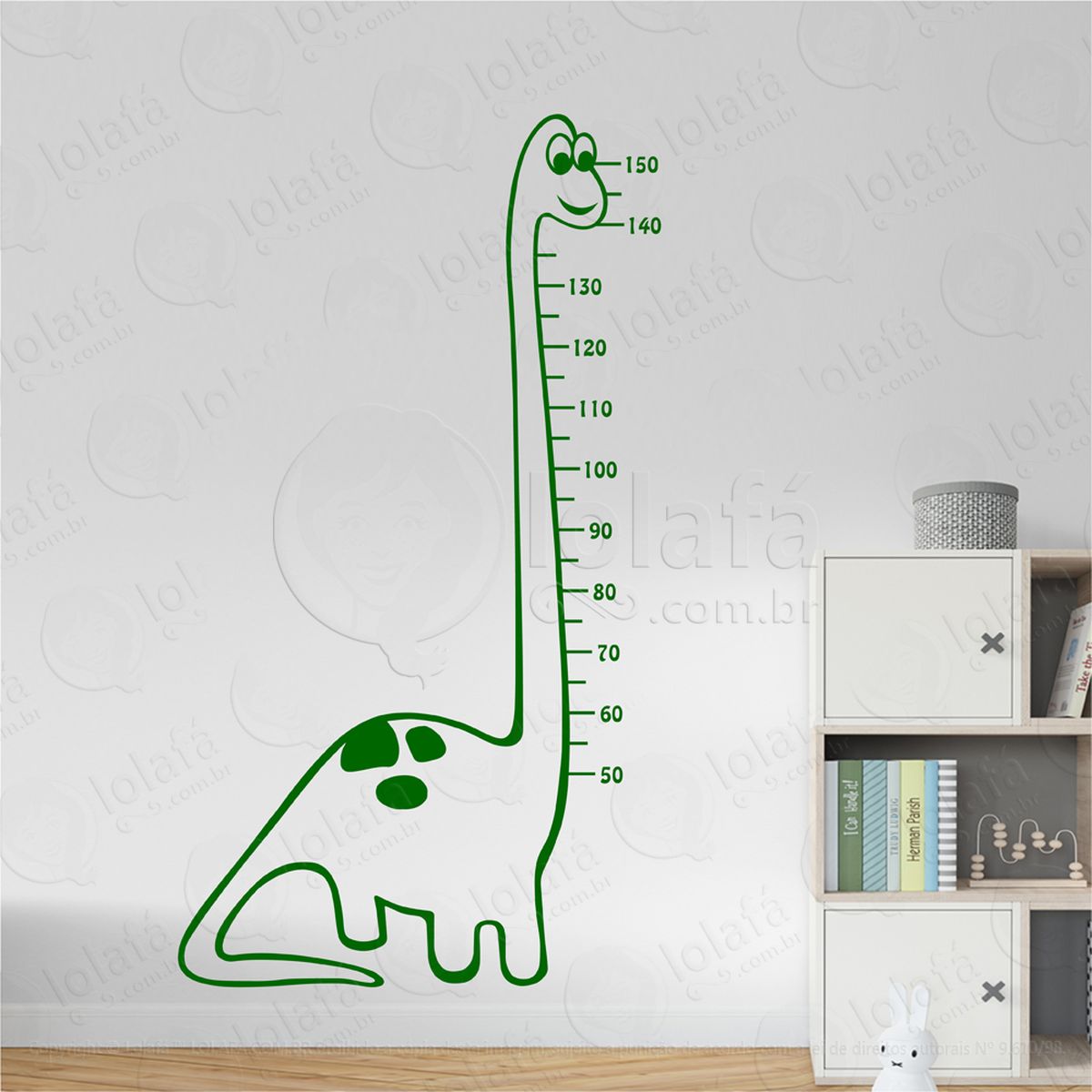 dinossauro régua de crescimento mod:1