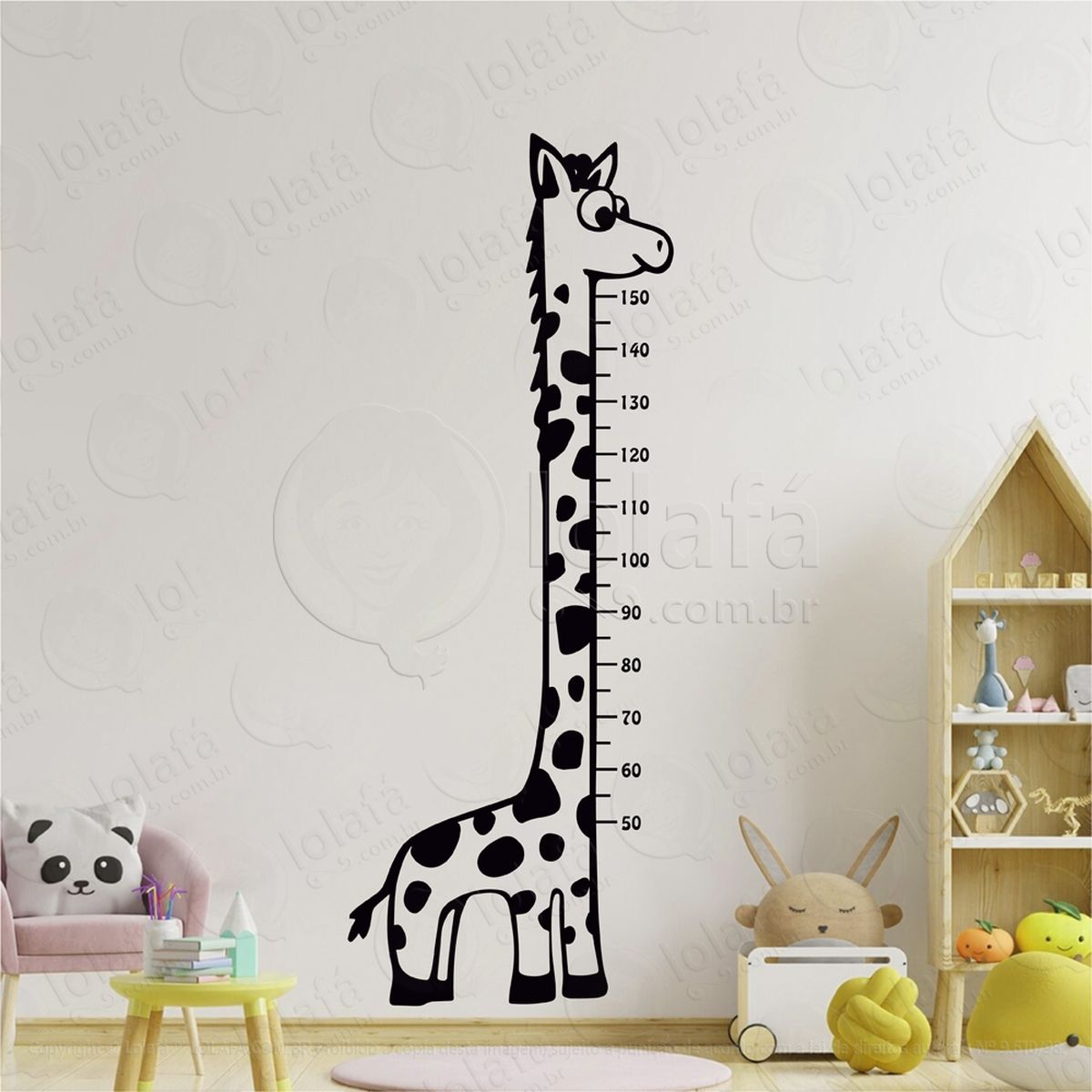 girafa régua de crescimento mod:6