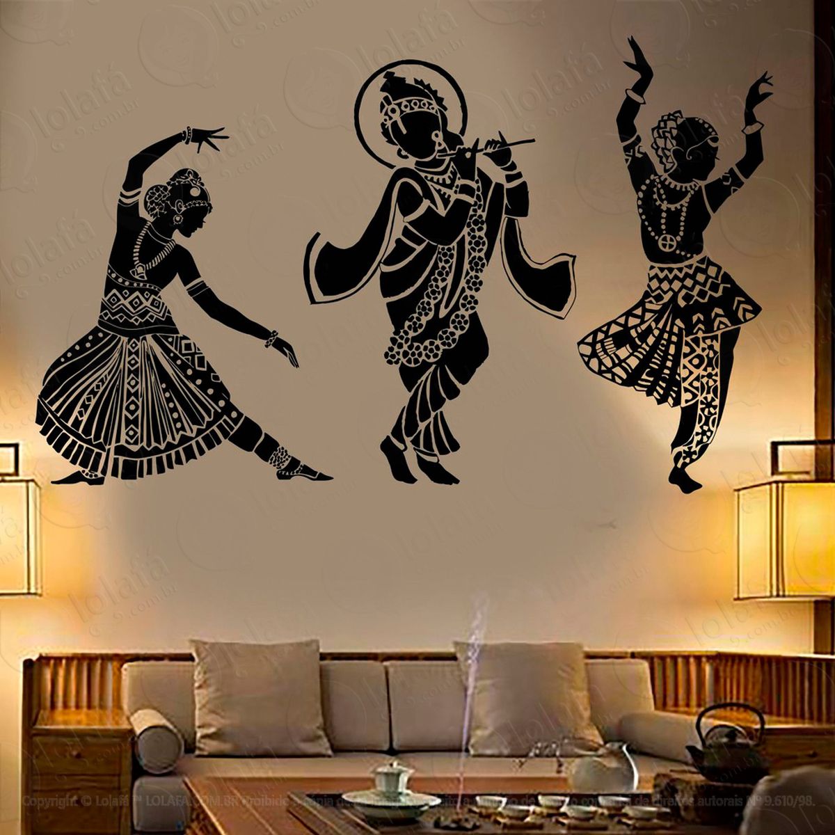 dacing adesivo de parede decorativo para casa, sala, quarto e vidro mod:28