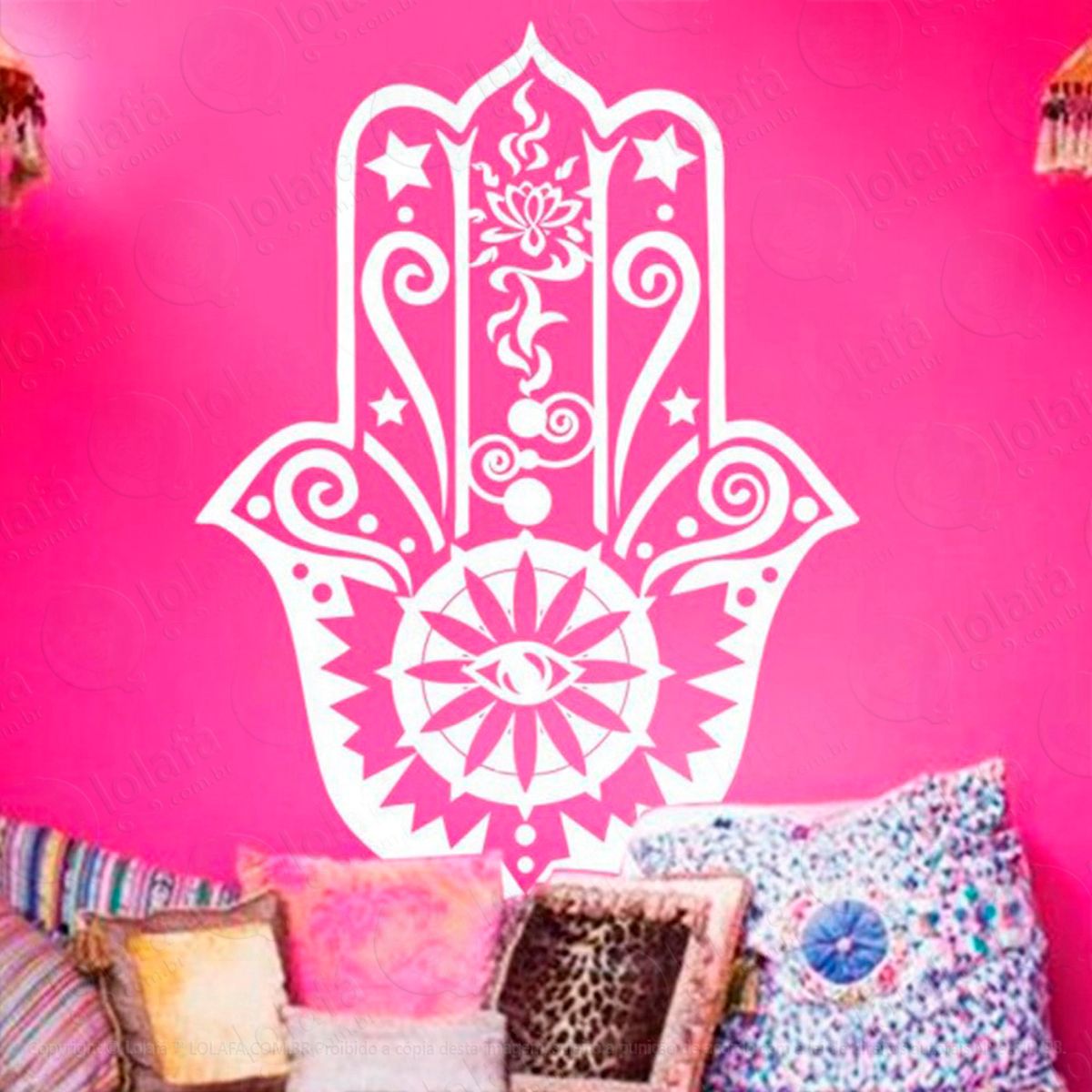 Hansa Adesivo de Parede Decorativo para Casa, Sala, Quarto e Vidro - Mod:83