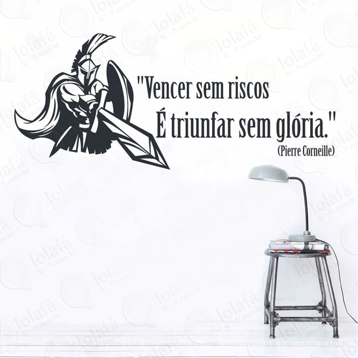 vencer sem riscos adesivos de parede frases mod:69