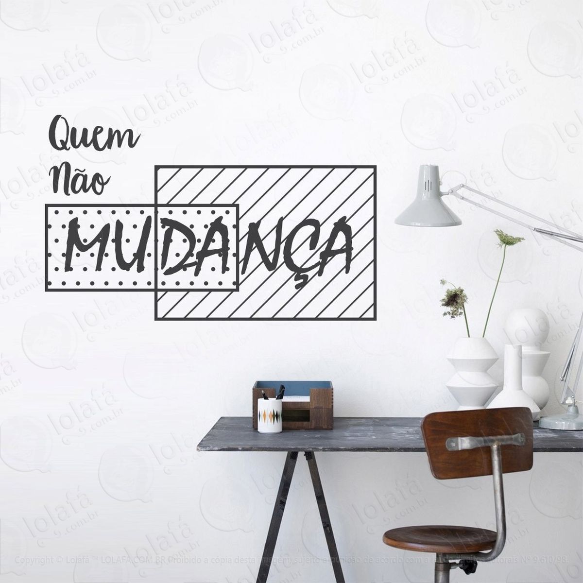 quem não muda adesivos de parede frases mod:107