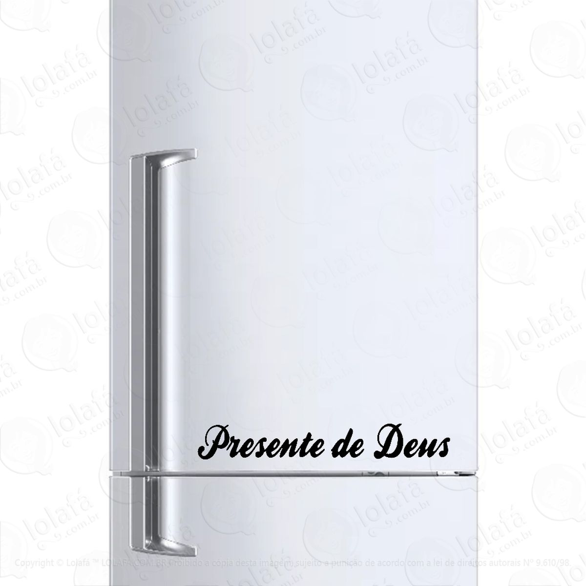 Adesivo Para Geladeira Presente De Deus Mod:177