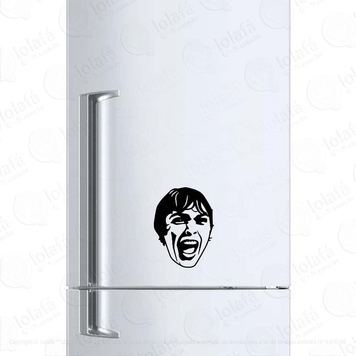 adesivo para geladeira pisicose psycho bates motel clássico mod:188