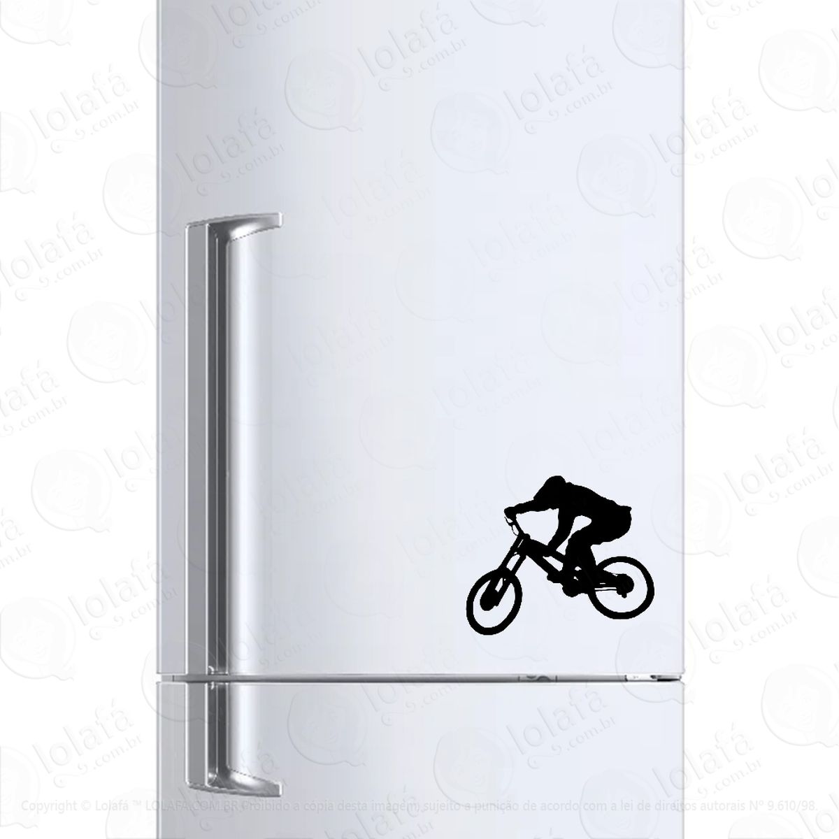 Adesivo Para Geladeira Mountain Bike Bicicleta Mod:319