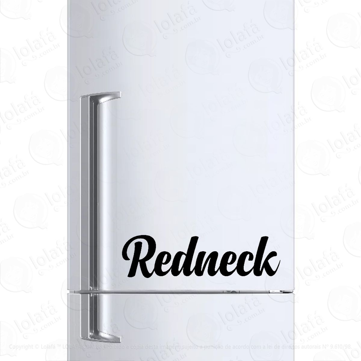 Adesivo Geladeira Frigobar Cervejeira Redneck Mod:531