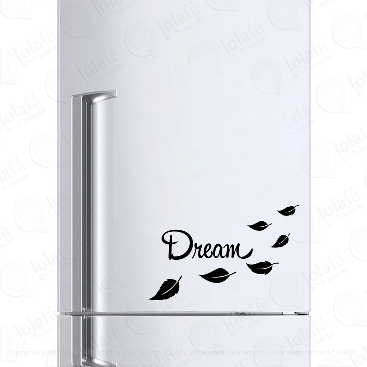 Adesivo Para Geladeira Dream Sonhe! Mod:613