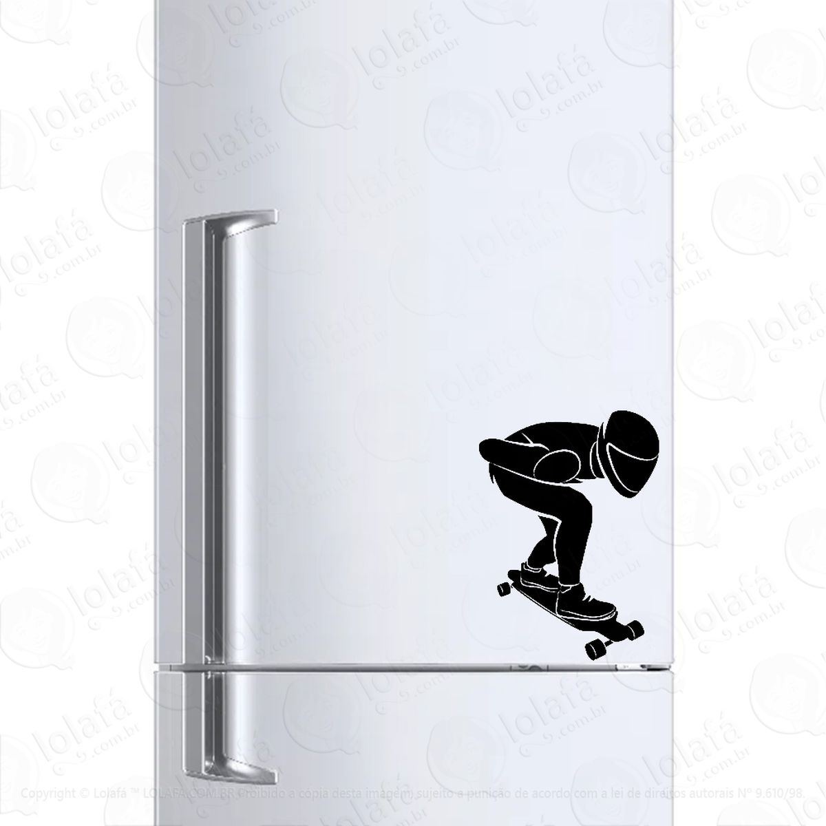 Adesivo Para Geladeira Longboarding Atleta Longboard Mod:1335