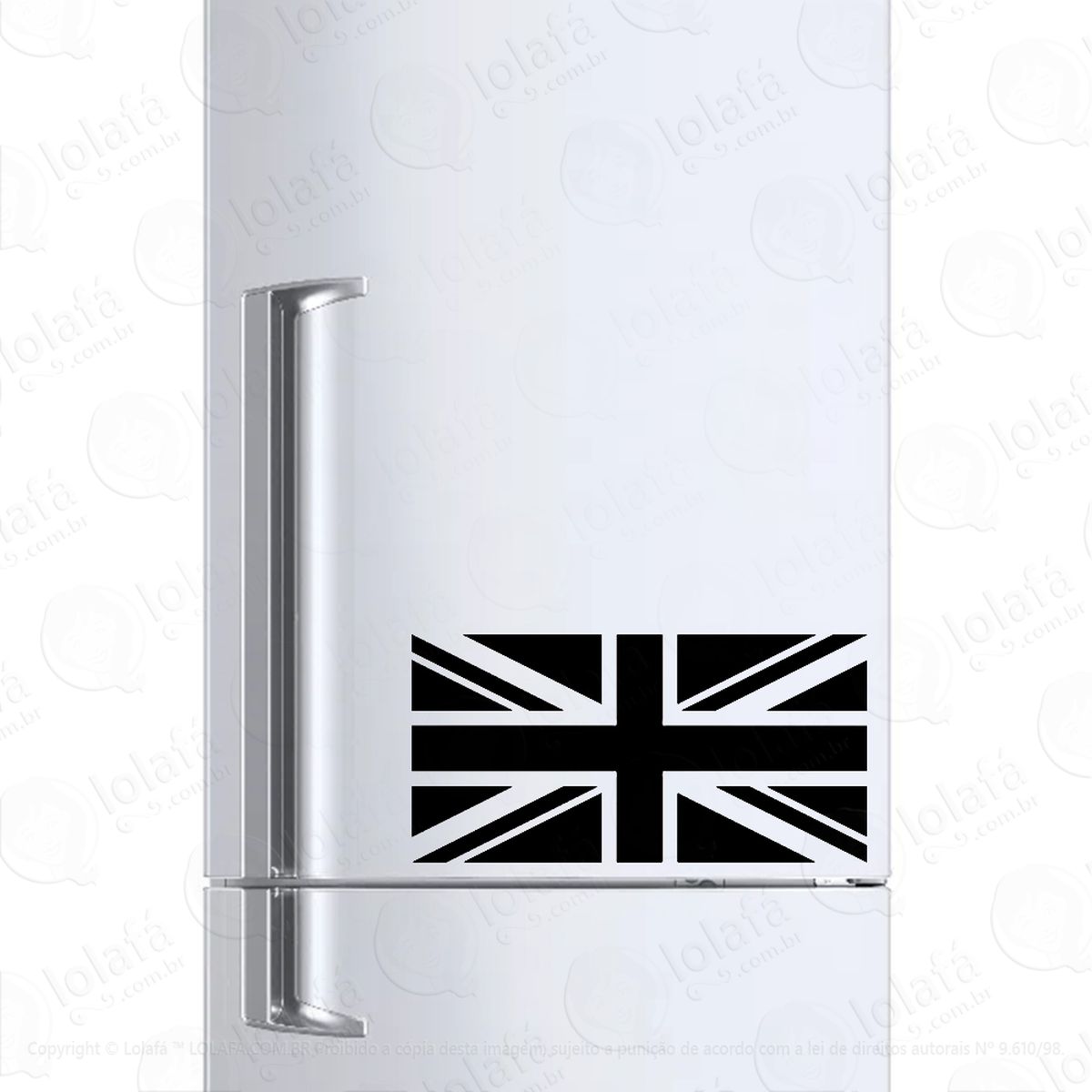 Adesivo Para Geladeira Bandeira Reino Unido Mod:1419