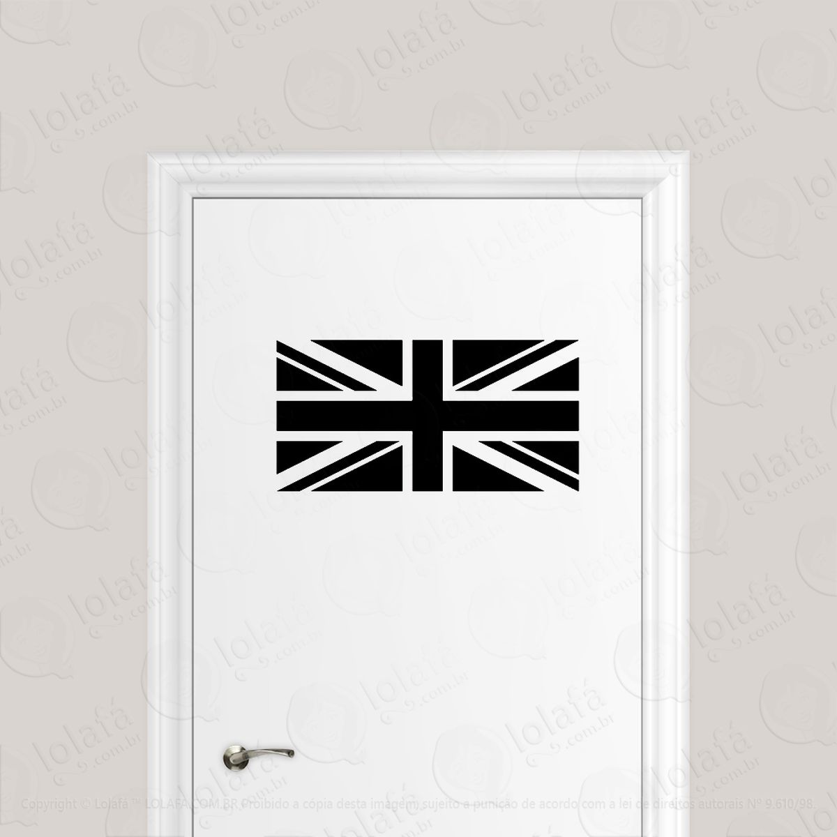 adesivo para porta bandeira reino unido mod:1654