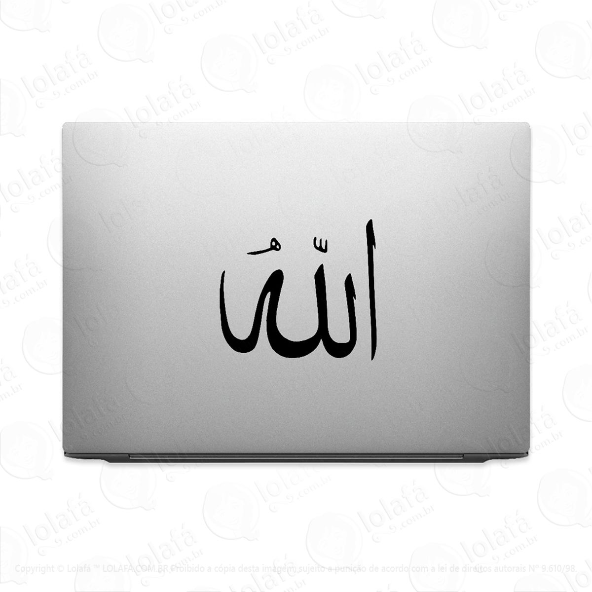 adesivo tablet notebook pc simbolo islamismo allah adesivos para notebook mod:1958